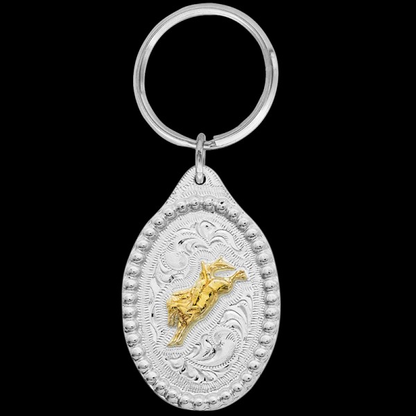 Gold Bareback Bronc Keychain +$9.97